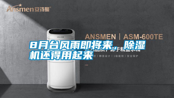 8月臺風雨即將來，除濕機還得用起來