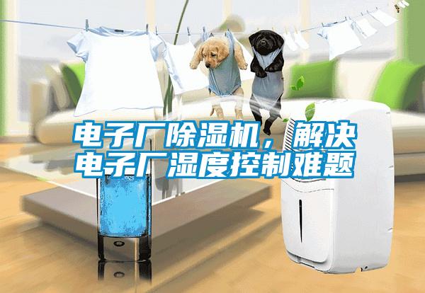 電子廠除濕機，解決電子廠濕度控制難題