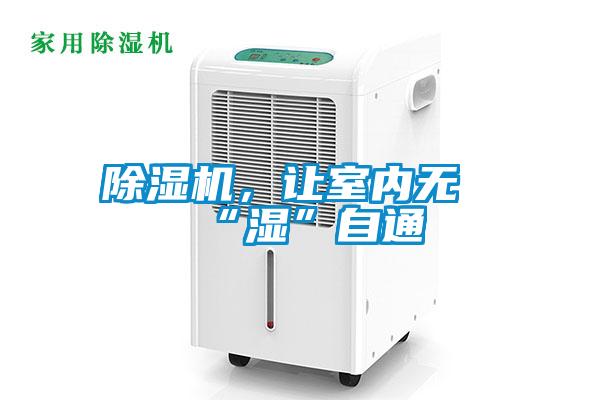除濕機，讓室內無“濕”自通
