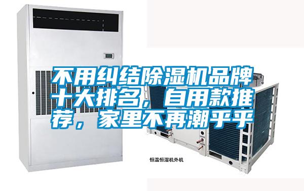 不用糾結除濕機品牌十大排名，自用款推薦，家里不再潮乎乎