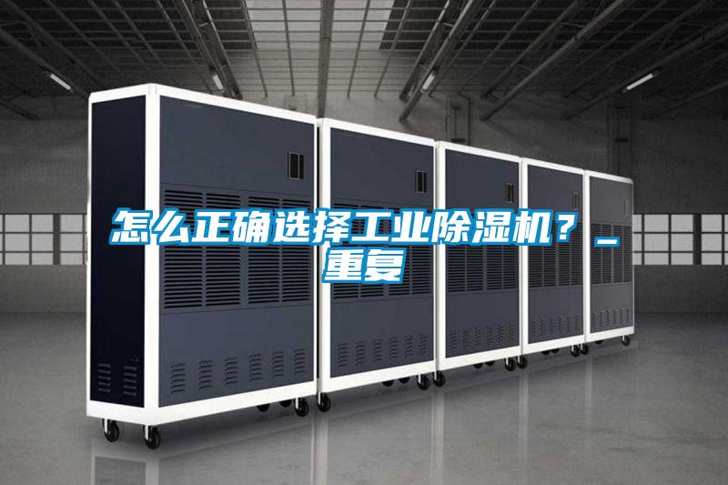 怎么正確選擇工業除濕機?_重復