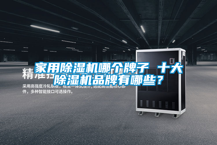 家用除濕機哪個牌子 十大除濕機品牌有哪些?