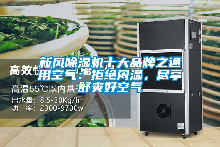 新風除濕機十大品牌之通用空氣：拒絕悶濕，盡享舒爽好空氣