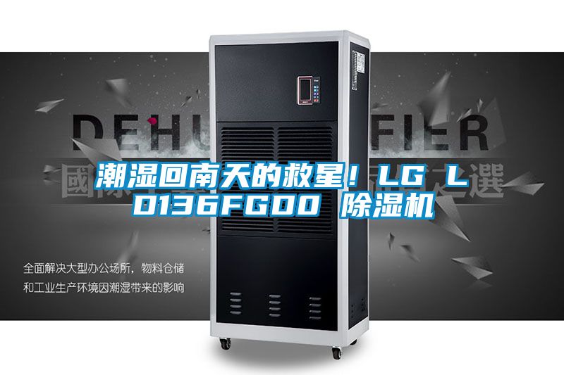 潮濕回南天的救星！LG LD136FGD0 除濕機